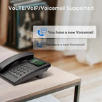 TP-Link N300 4G LTE Telephony WiFi Router, SIM Slot Unlocked, Records up to 100 Minutes of Voicemail, No Configuration Required, Removable External Wi-Fi Antennas, Black | TL-MR6500v