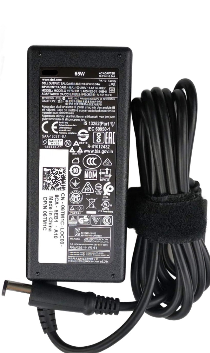 65W Dell Laptop charger for Dell Inspiron 3567 3552 5379 5567 3467 5559 5570 5578, Vostro 3400, 3500 Laptop Adapter Laptop Charger JS Bazar