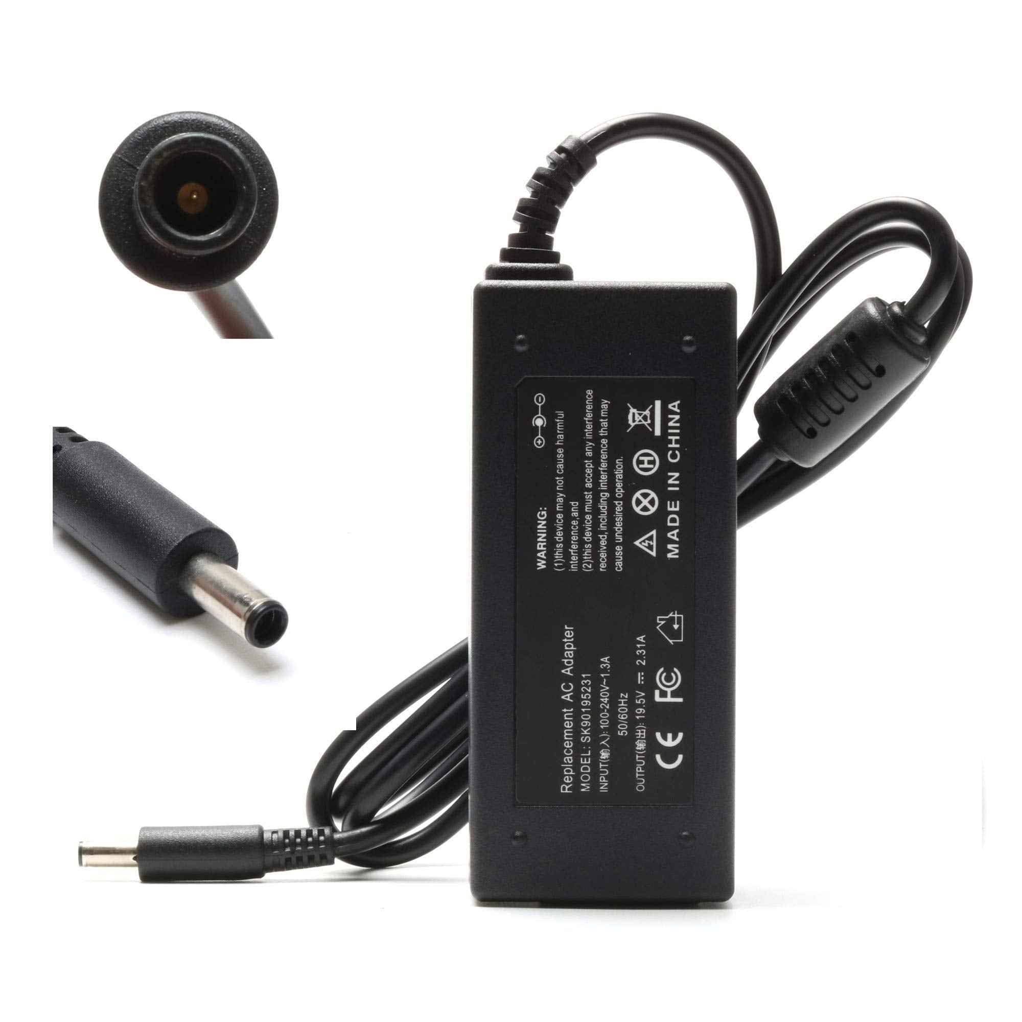 45W Dell Laptop charger for Dell Inspiron 15 7000 5000 3000 Series Charger 13 7352 7347 7348 5368 5378 5379 7368 7378 3147 3148 3152 LA45NM140 Charger JS Bazar