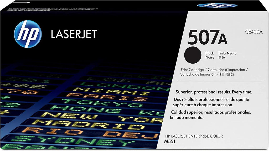 HP 507A Black Original LaserJet Toner Cartridge - CE400A OneCart