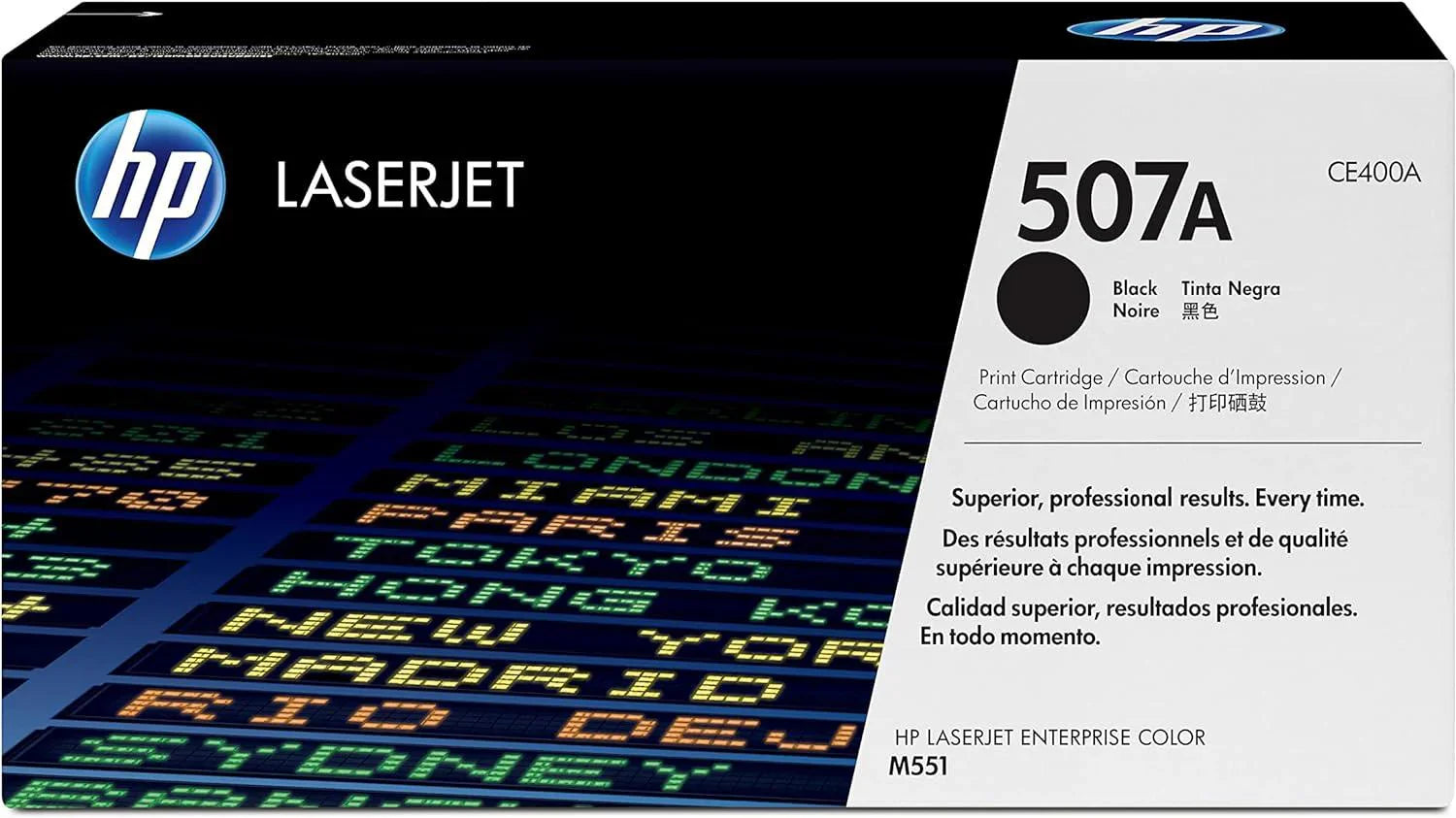 HP 507A Black Original LaserJet Toner Cartridge - CE400A OneCart