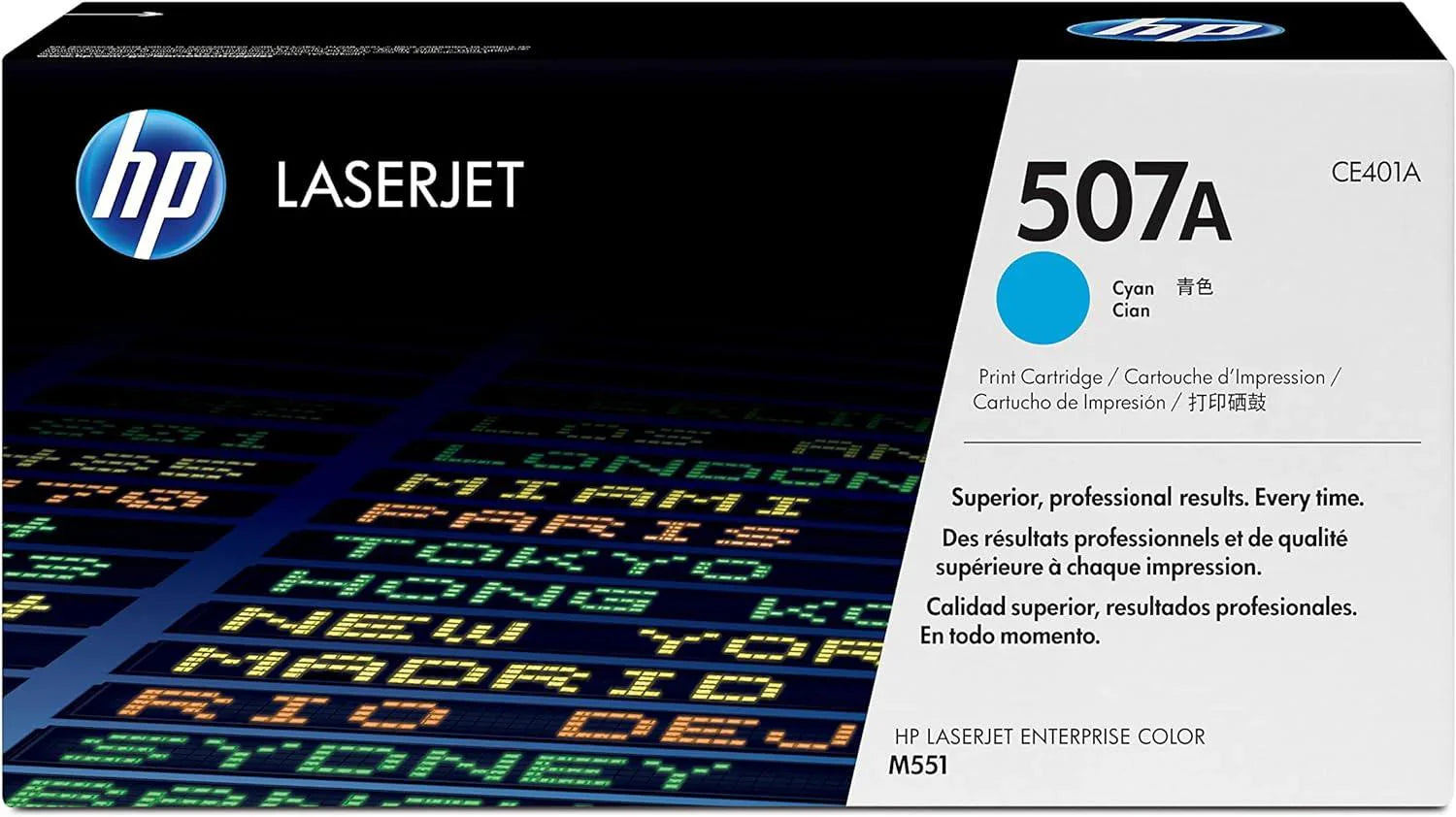 Hp 507A Cyan Original Laserjet Toner Cartridge - Ce401A OneCart
