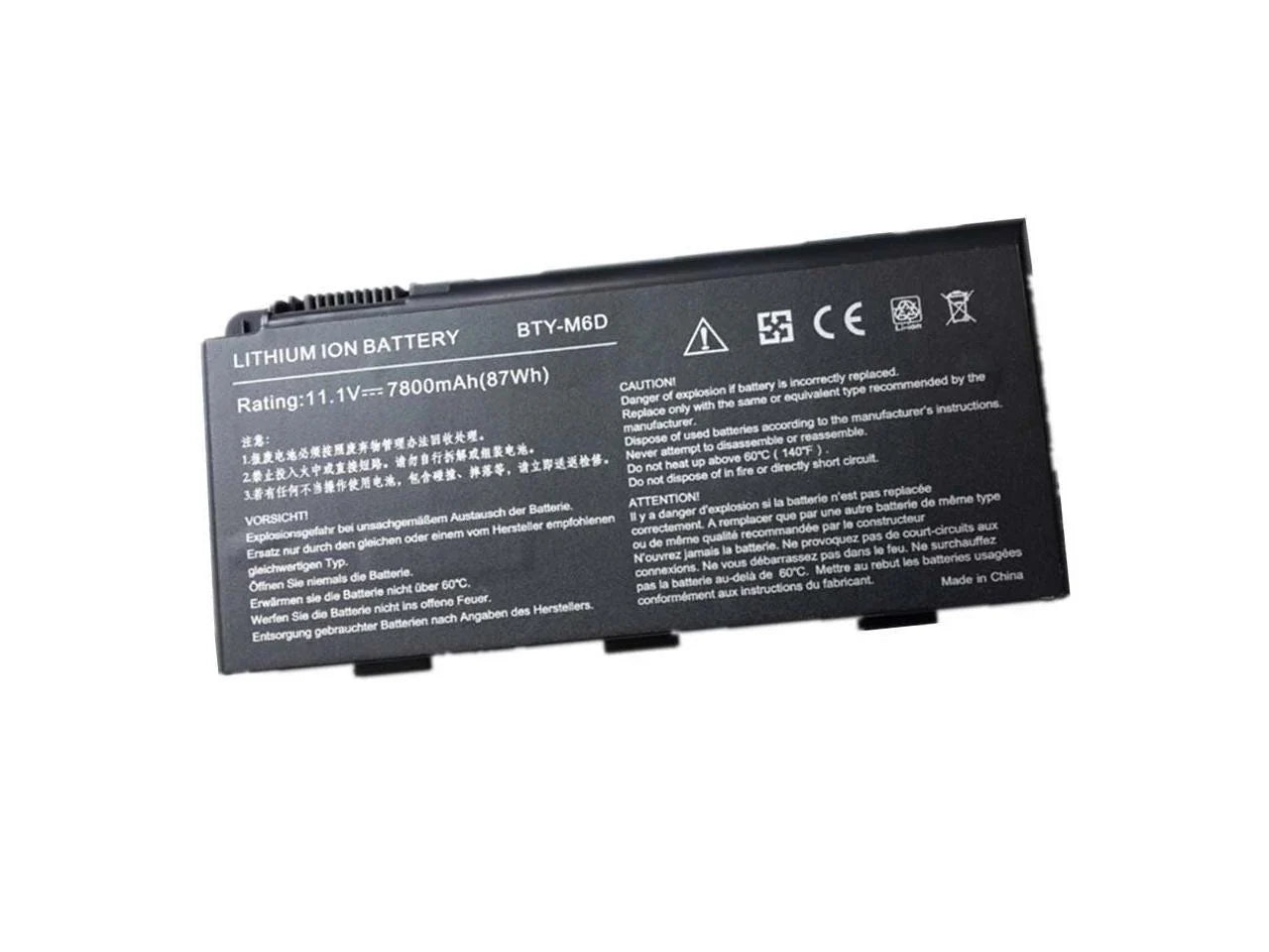 MSI BTY-M6D, GX60 GT60 GT70 GT670 GT660 GT660r GT663 GT663r GT780 GT780r E6603 Laptop Battery OneCart