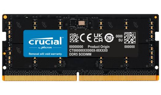 Crucial 32GB DDR5-4800 SODIMM Laptop Memory, CL40 CAS, 40-39-39 Timings, 1.1V, 262-Pin, Unbuffered Non-ECC | CT32G48C40S5 OneCart