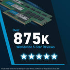 Crucial 32GB DDR5-4800 SODIMM Laptop Memory, CL40 CAS, 40-39-39 Timings, 1.1V, 262-Pin, Unbuffered Non-ECC | CT32G48C40S5 OneCart