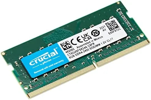 Crucial 8GB DDR4 2400MHz (PC4-19200) SODIMM Laptop &amp; Mac Memory – Single Rank x8, 260-Pin, Reliable Performance Upgrade | CT8G4S24AM OneCart