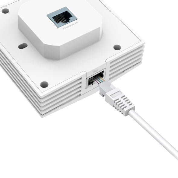 TP-Link EAP650-Wall AX3000 WiFi 6 Access Point – Gigabit Wall-Mount, Dual-Band 2.4GHz &amp; 5GHz, MU-MIMO, OFDMA, Seamless Roaming, PoE+, EasyMesh, White | EAP650-Wall