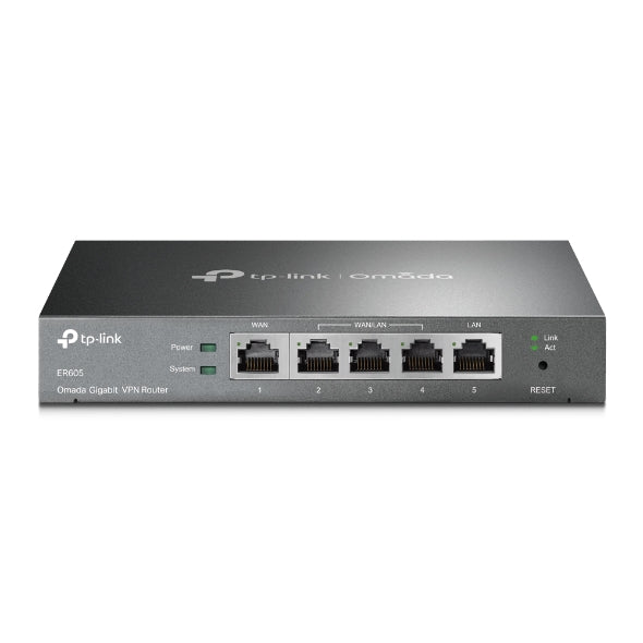 TP-Link ER605 Omada Gigabit VPN Router Centralized Management, 3 WAN Ports, Advanced VPN, SDN Integration | TL-R605 OneCart