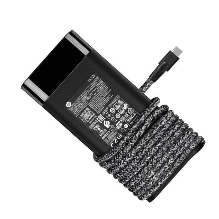 110W 5A 20V USB-C TPN-DA24 AC Original Charger for HP Spectre X360 Elitebook x360 HP Chromebook 14 14A G5 11 11A G6 EE G7 G8 X360 Laptop Power Supply Adapter Cord JS Bazar