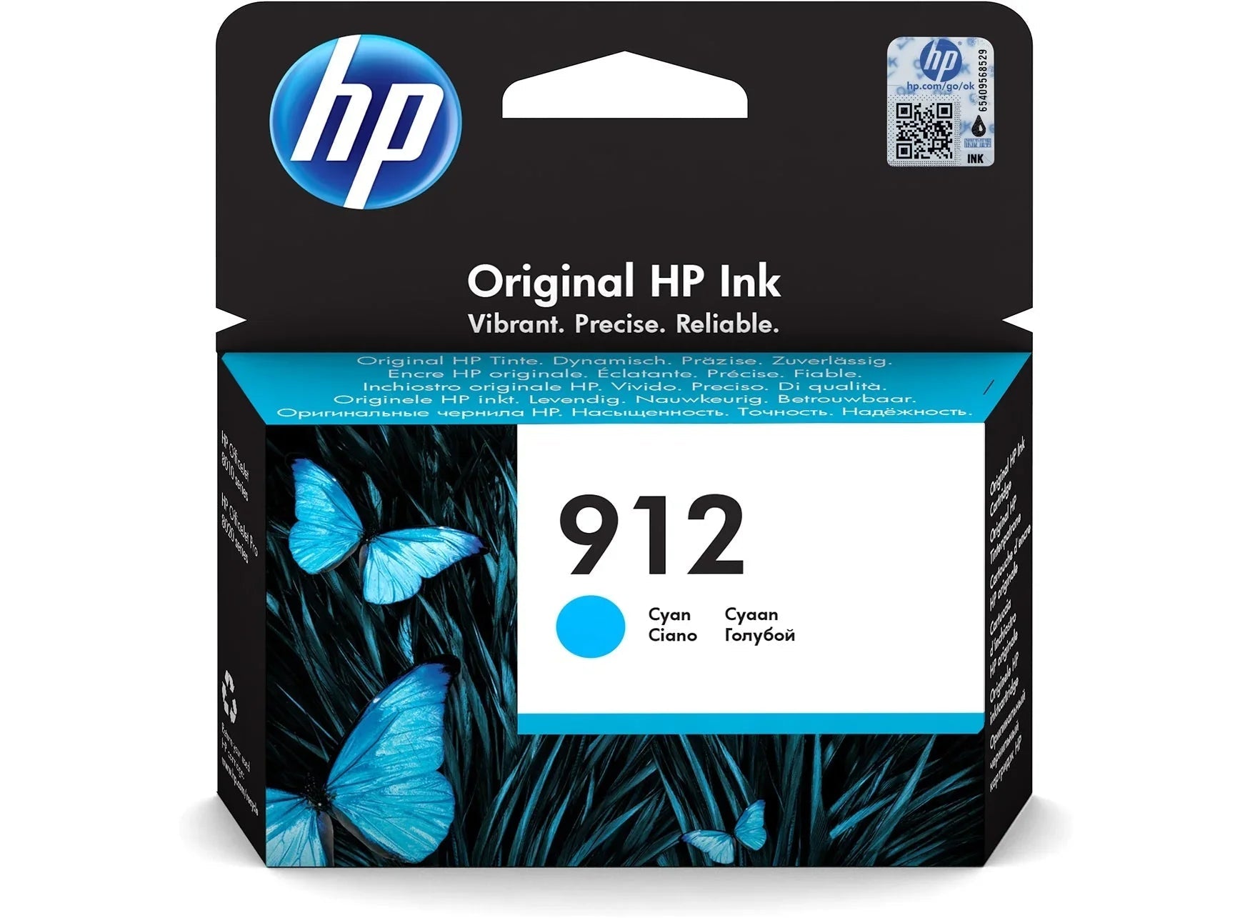 HP 912 Ink Cartridges for HP OfficeJet Pro 8022 8012 8017 printers Cyan OneCart