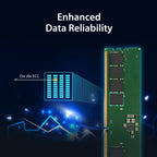 Kingston DDR5 ValueRAM 8GB Desktop DIMM Memory, 5600MT/s, CL46 CAS Latency, Non-ECC, 1.1V, 288-Pin | KVR56U46BS6-8 OneCart