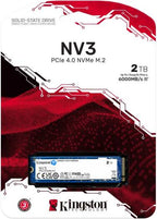 Kingston NV3 PCIe 4.0 NVMe Internal SSD – 2TB M.2 2280, Ultra-Fast Storage with 6000 MB/s Read &amp; 5000 MB/s Write OneCart