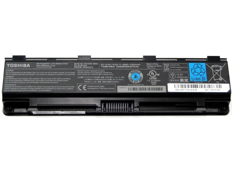 Toshiba Satellite Pro R850 Laptop Battery - Original PA5109U-1BRS for Satellite Pro R850-143 and C50-A-108 OneCart