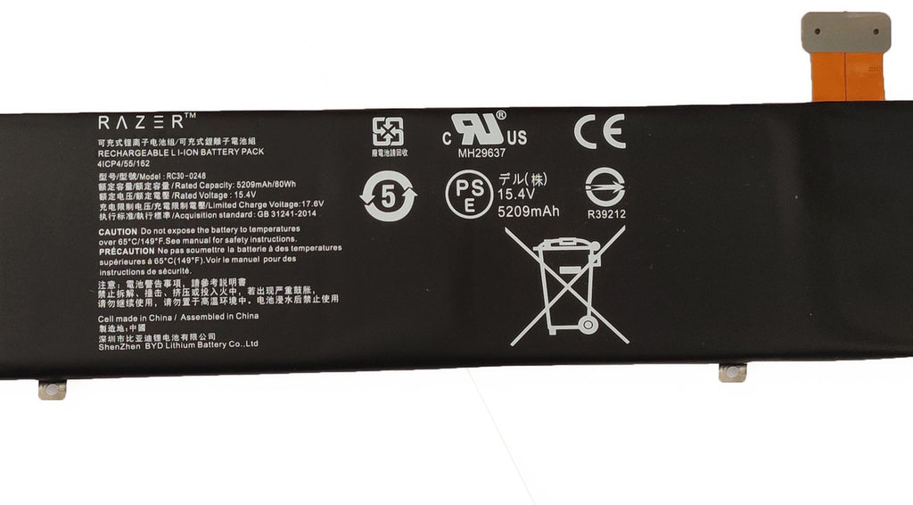 Genuine RC30-0248 Laptop Battery for Razer Blade 15 Advanced 2018 – Compatible with RZ09-02385, RZ09-02386, RZ09-02886, 4ICP4/55/162 OneCart