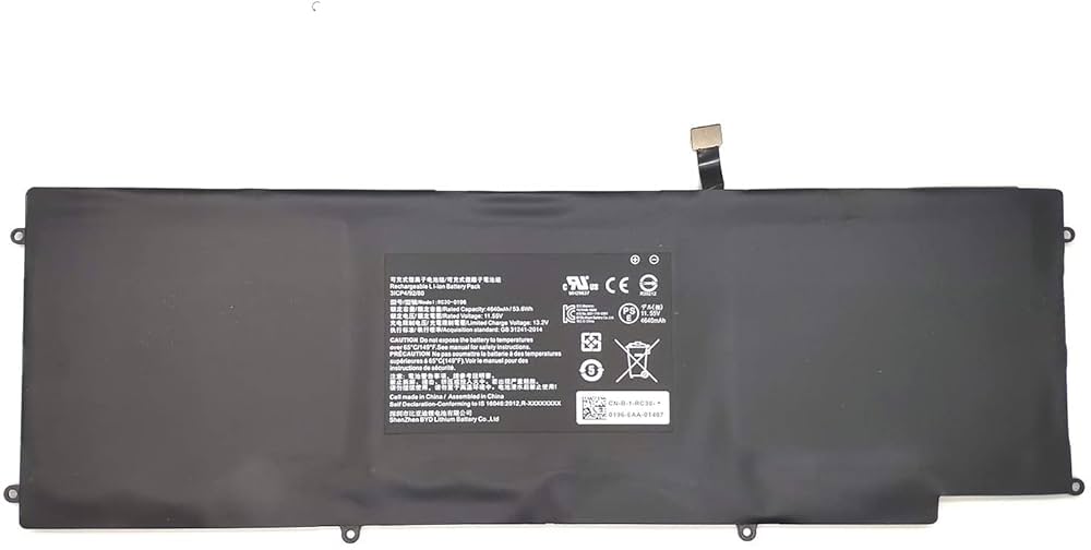 Razer Blade Stealth Series Laptop Battery – 45Wh 3950mAh 3ICP4/92/77 Replacement for Razer Blade RZ09-01682E20 Ultrabook OneCart