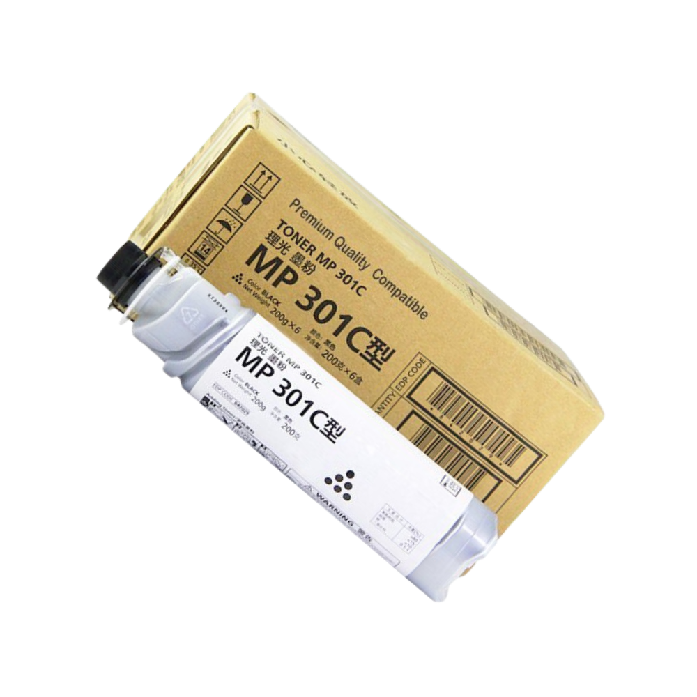 Ricoh MP 301 Black Toner Cartridge, High-Yield, Compatible with Ricoh Aficio MP 301SP, MP 301, MP 301DN, MP 301SF, MP 301SPF Printers OneCart
