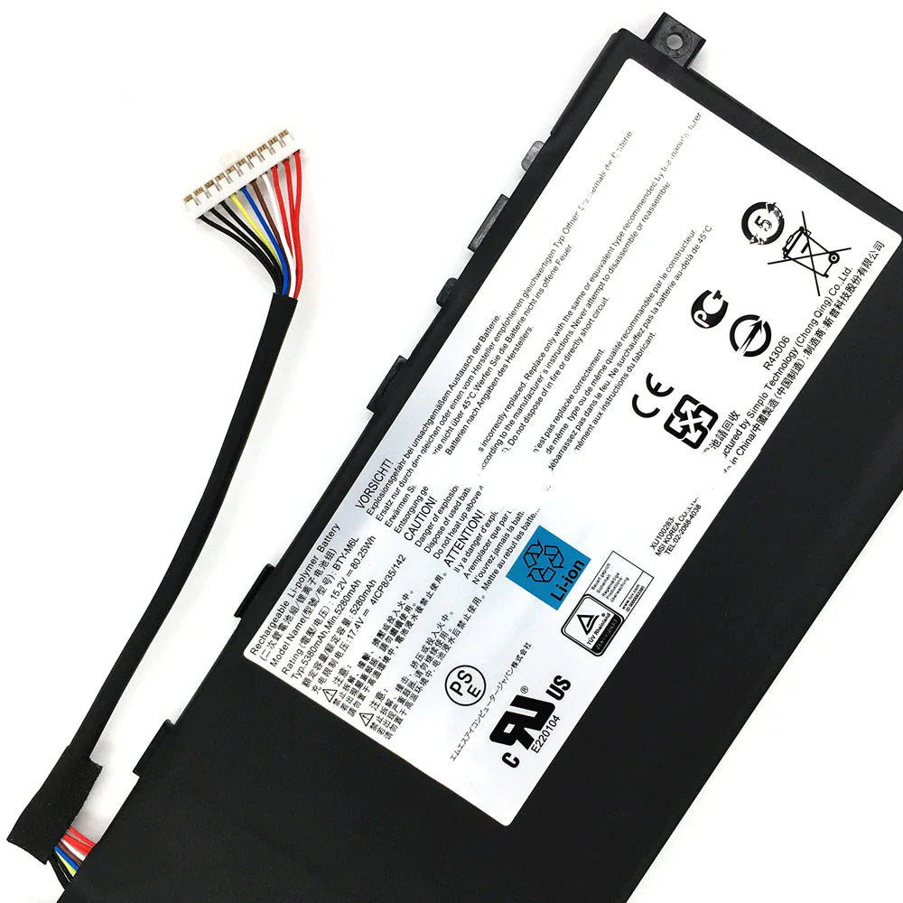 Original MSI 8RF GS65 PS42 8RB PS63 PS63 8RC MS-16Q3 15.2V 5380mAh 80.25Wh BTY-M6L Laptop Battery OneCart