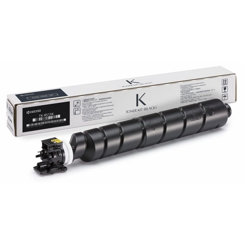Kyocera TK-8515K Black Original Toner Cartridge for Kyocera Taskalfa 5053ci, 6053ci, 7053ci, 8053ci Genuine High-Yield Laser Toner | TK-8515K OneCart