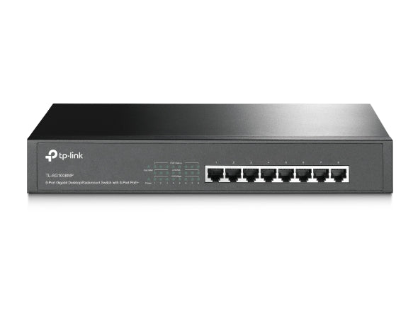 TP-Link TL-SG1008MP 8-Port Gigabit Desktop &amp; Rackmount Switch with 8-Port PoE+ | 126W High-Power PoE Budget, Unmanaged Plug-and-Play Design, Metal Housing, Ideal for CCTV, Access Points, VoIP, Small Business and Enterprise Networks OneCart