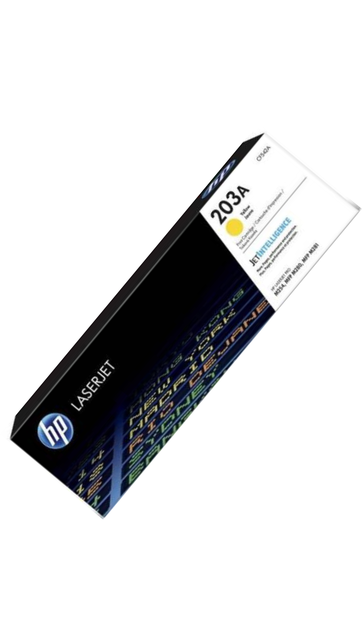 HP 203A Yellow Original LJ Toner Cartridge, CF542A OneCart