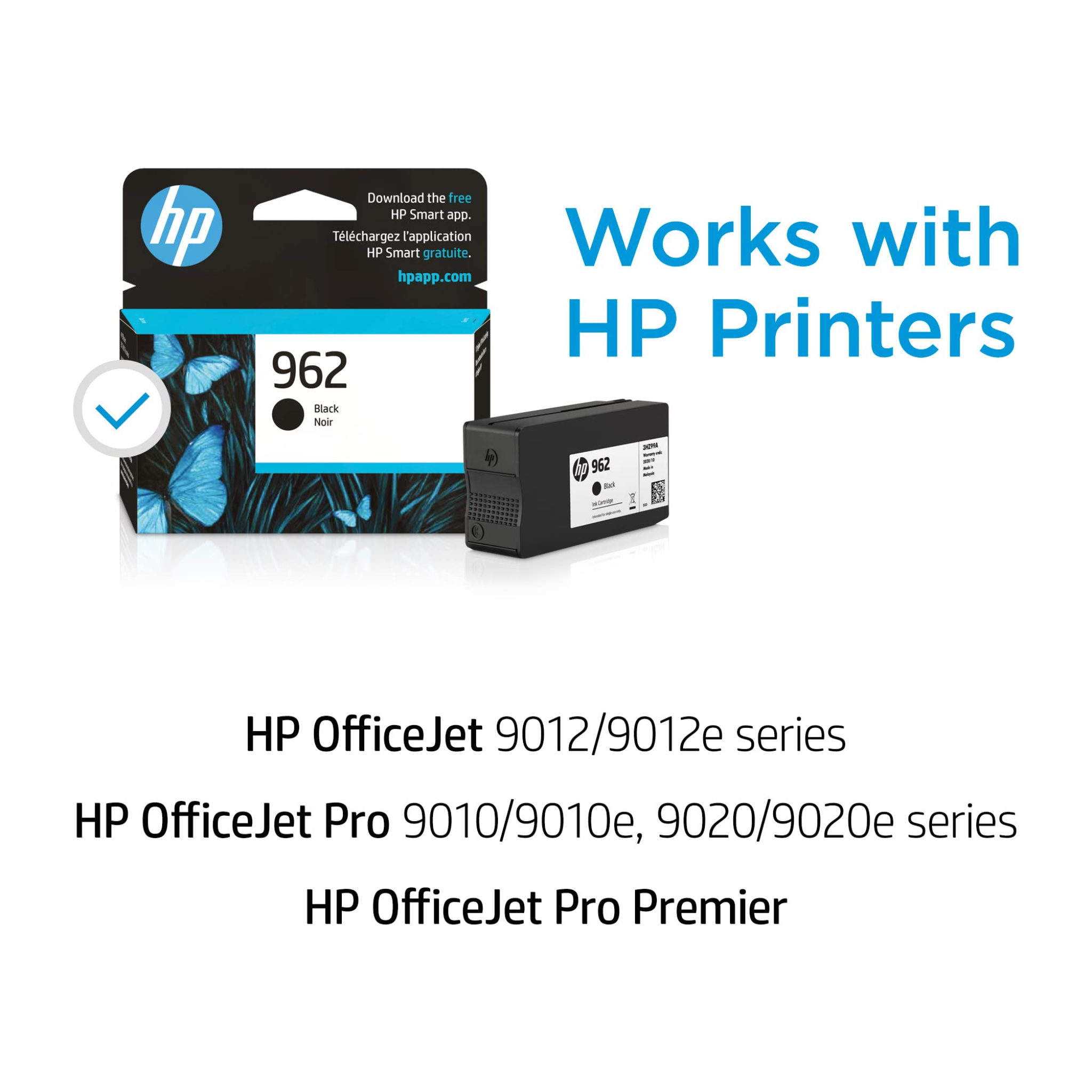 HP 662 Black CZ103AL Original Ink Advantage Cartridge Genuine High Quality Printing for HP DeskJet &amp; Ink Advantage Printers OneCart