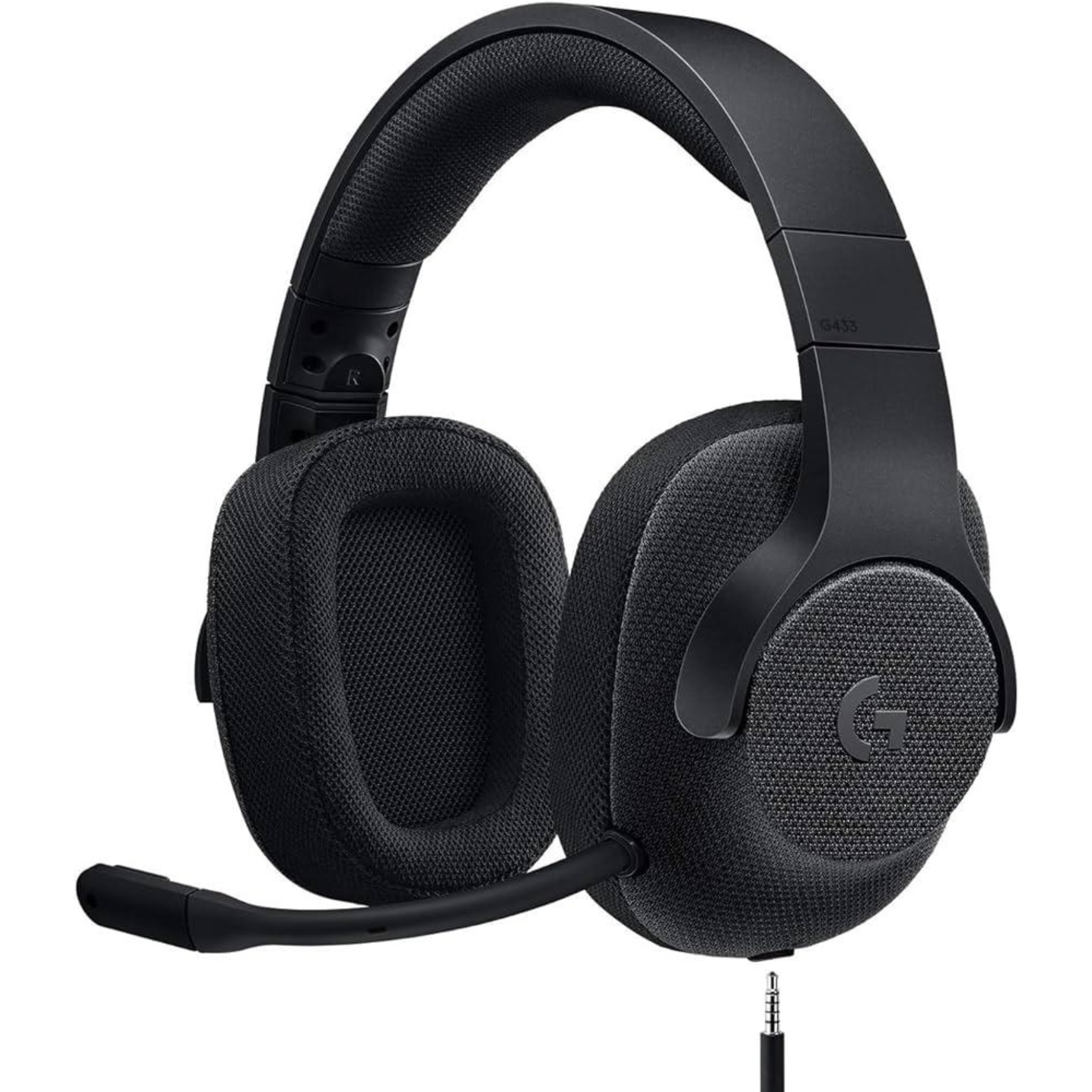 Logitech G433 7.1 Wired Surround Gaming Headphones, PRO-G 40mm Drivers, 4mm Cardioid Microphone, DTS Headphone:X 7.1 Sound, Lightweight Design, Detachable Mic, Blue | 981-000687 OneCart