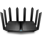 TP-Link Archer AX95 AX7800 Tri-Band Gigabit 8-Stream WiFi 6 Router 7800 Mbps Speed, 1×2.5 Gbps Port, 4×1 Gbps Ports, USB 3.0+2.0, OneMesh, 1.7 GHz Quad-Core CPU, Ideal for Gaming | ARCHER AX95 OneCart