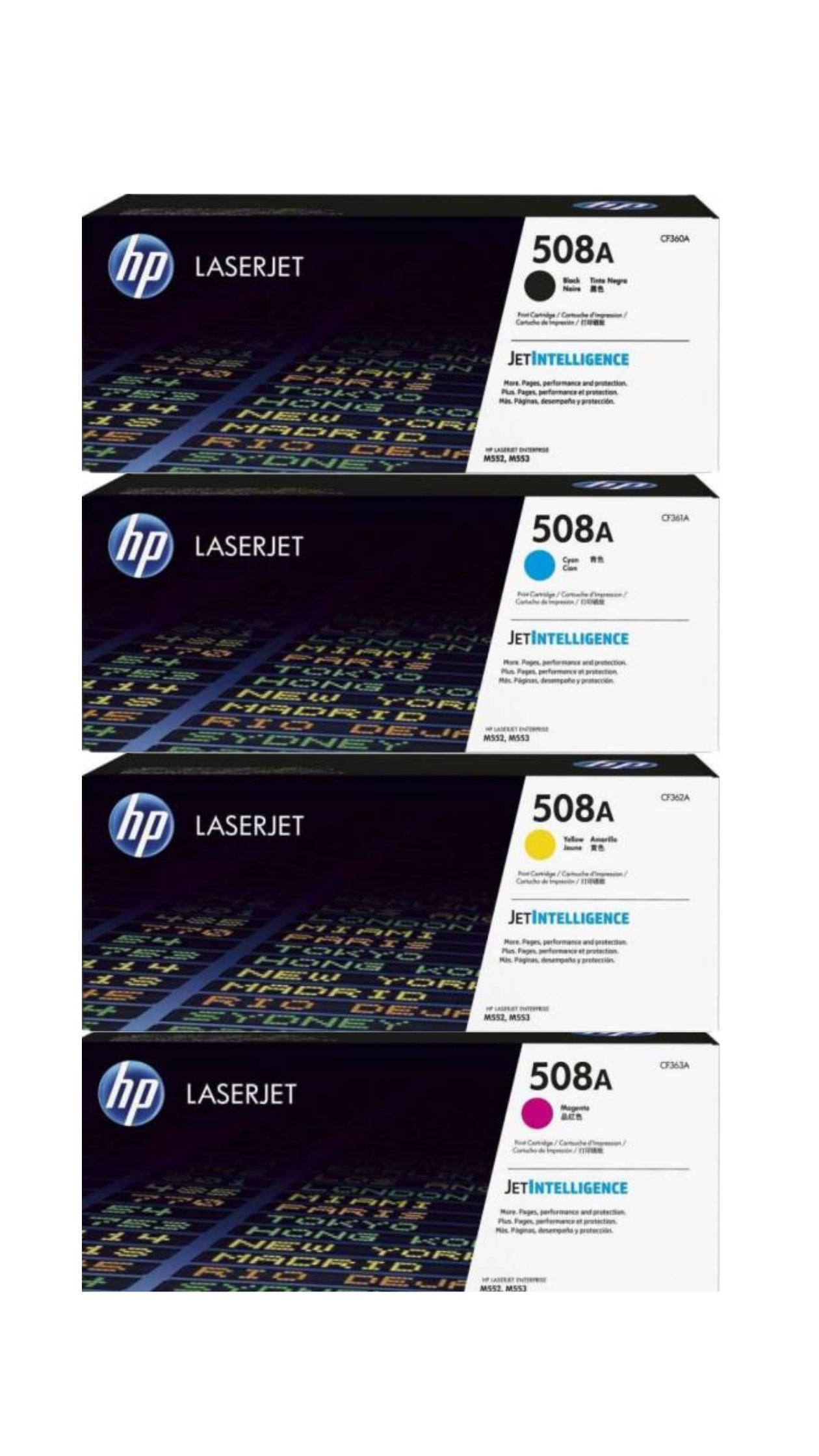 HP 508A 4 Piece Multicolour Original LaserJet Toner Cartridge OneCart