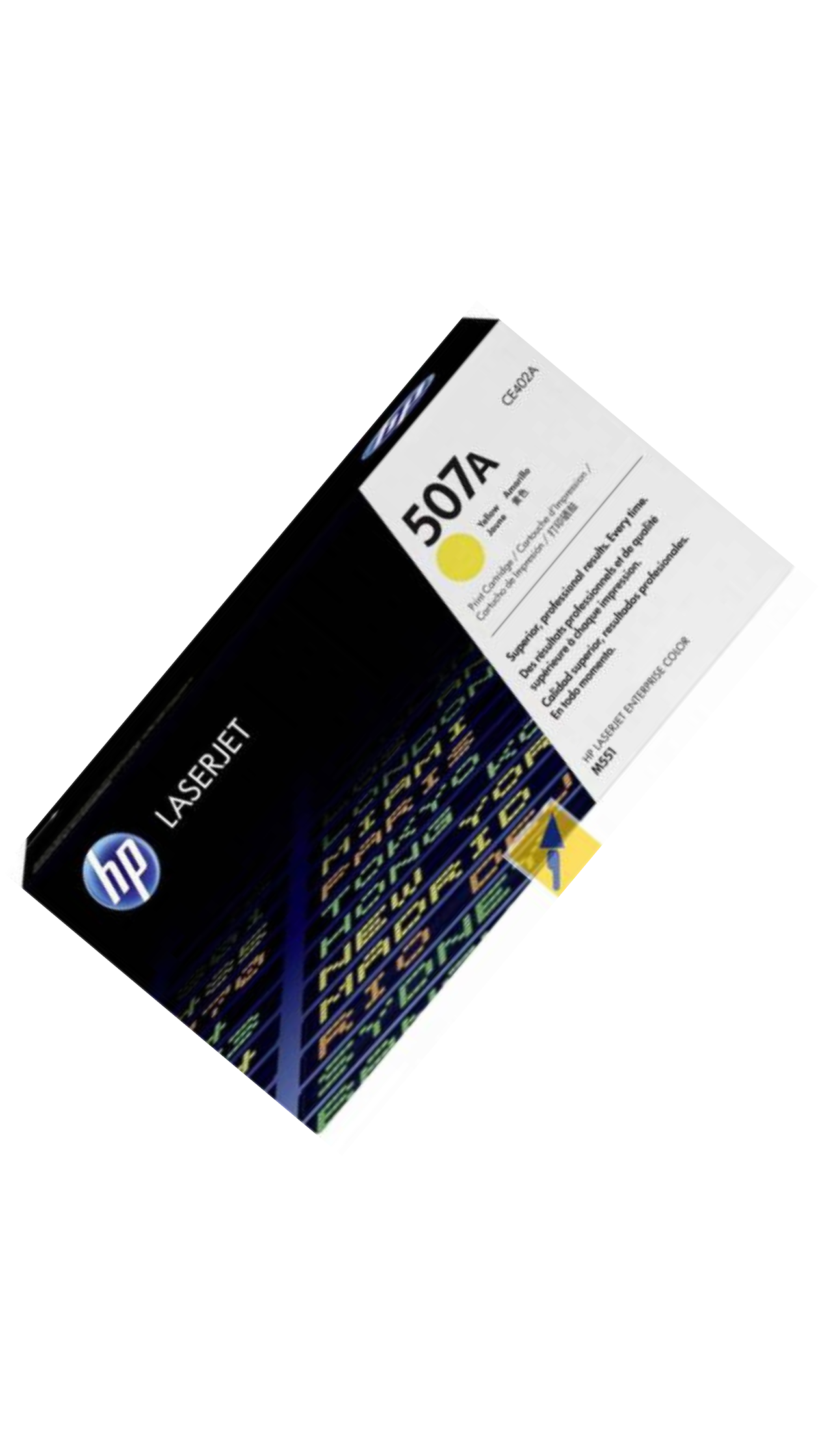 HP 507A Yellow Original LaserJet Toner Cartridge OneCart