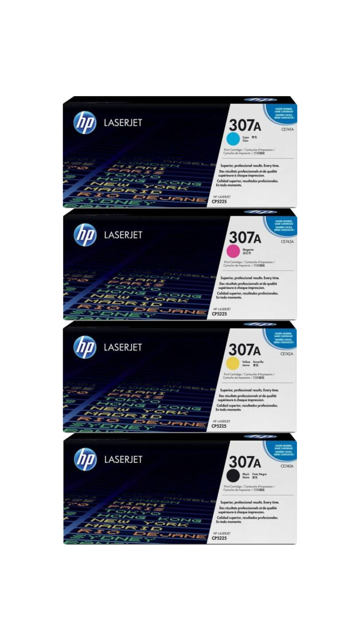 HP 307A 4 Piece Multicolour Original LaserJet Toner Cartridge OneCart