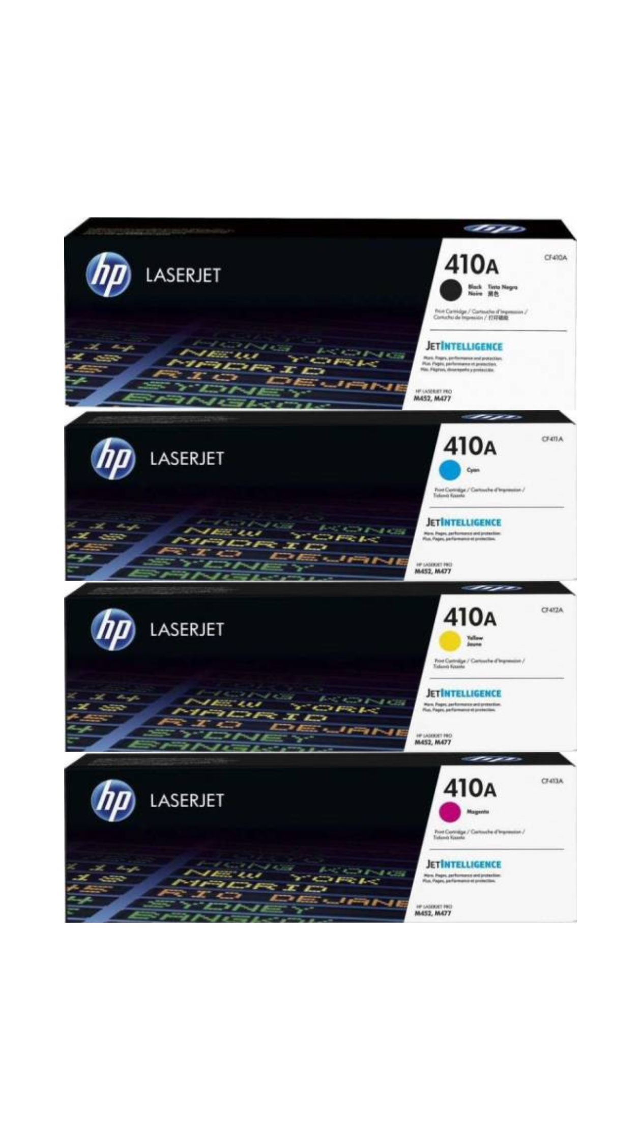 HP 410A Black and Tri-Colour Original LaserJet Toner Cartridge OneCart
