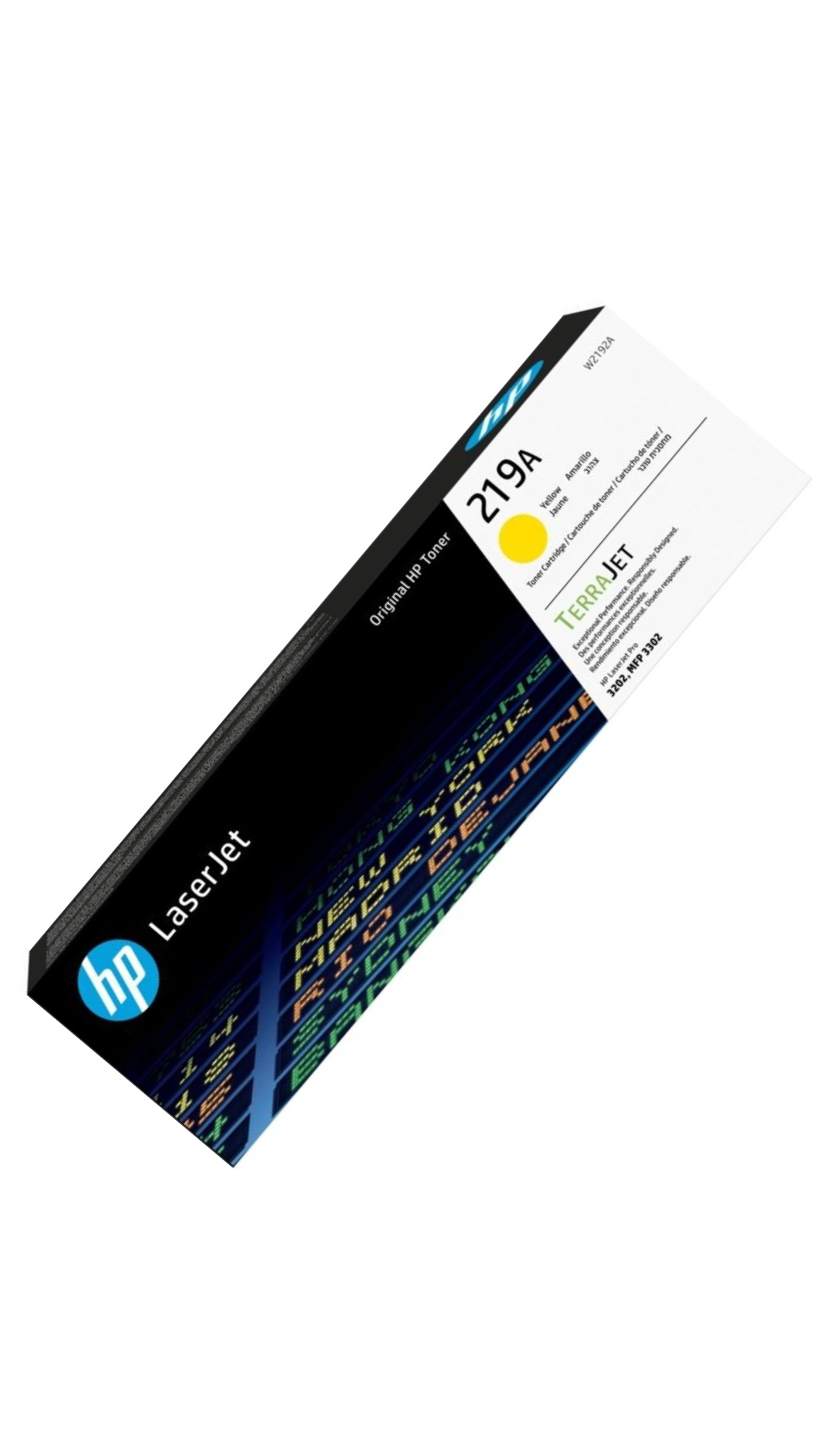 HP 219A, Yellow Original Toner Cartridge, W2192A OneCart