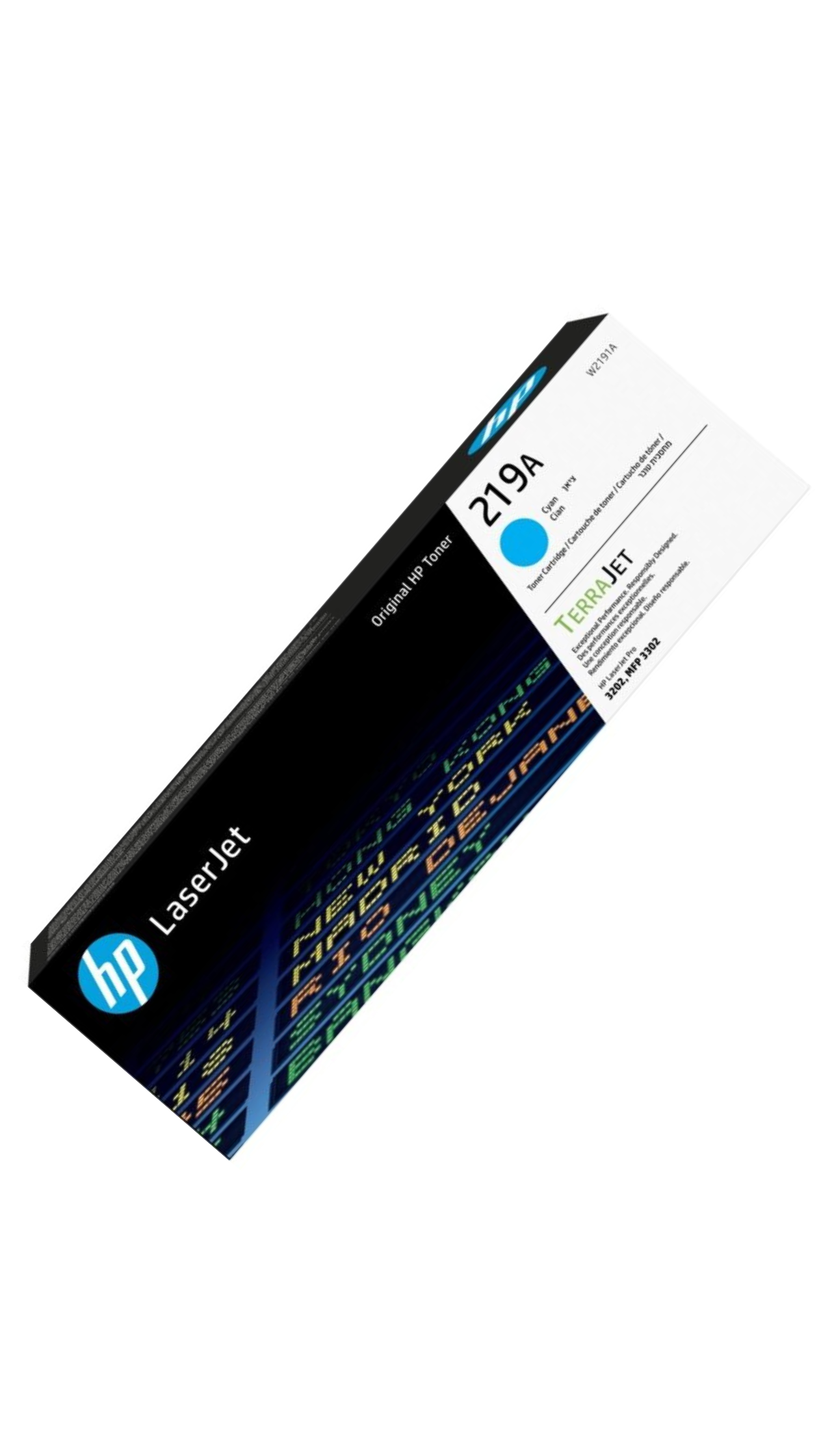 HP 219A, Cyan original toner. cartridgee, W2191A OneCart