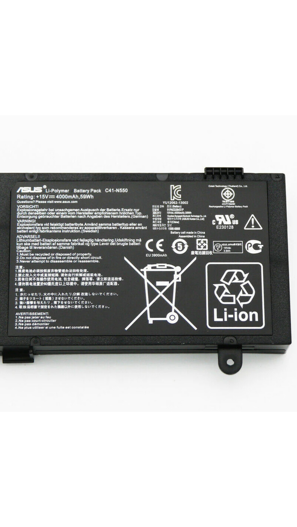 Genuine Asus C41-N550 Laptop Battery for Asus N550J, G550J Series C41N550 OneCart