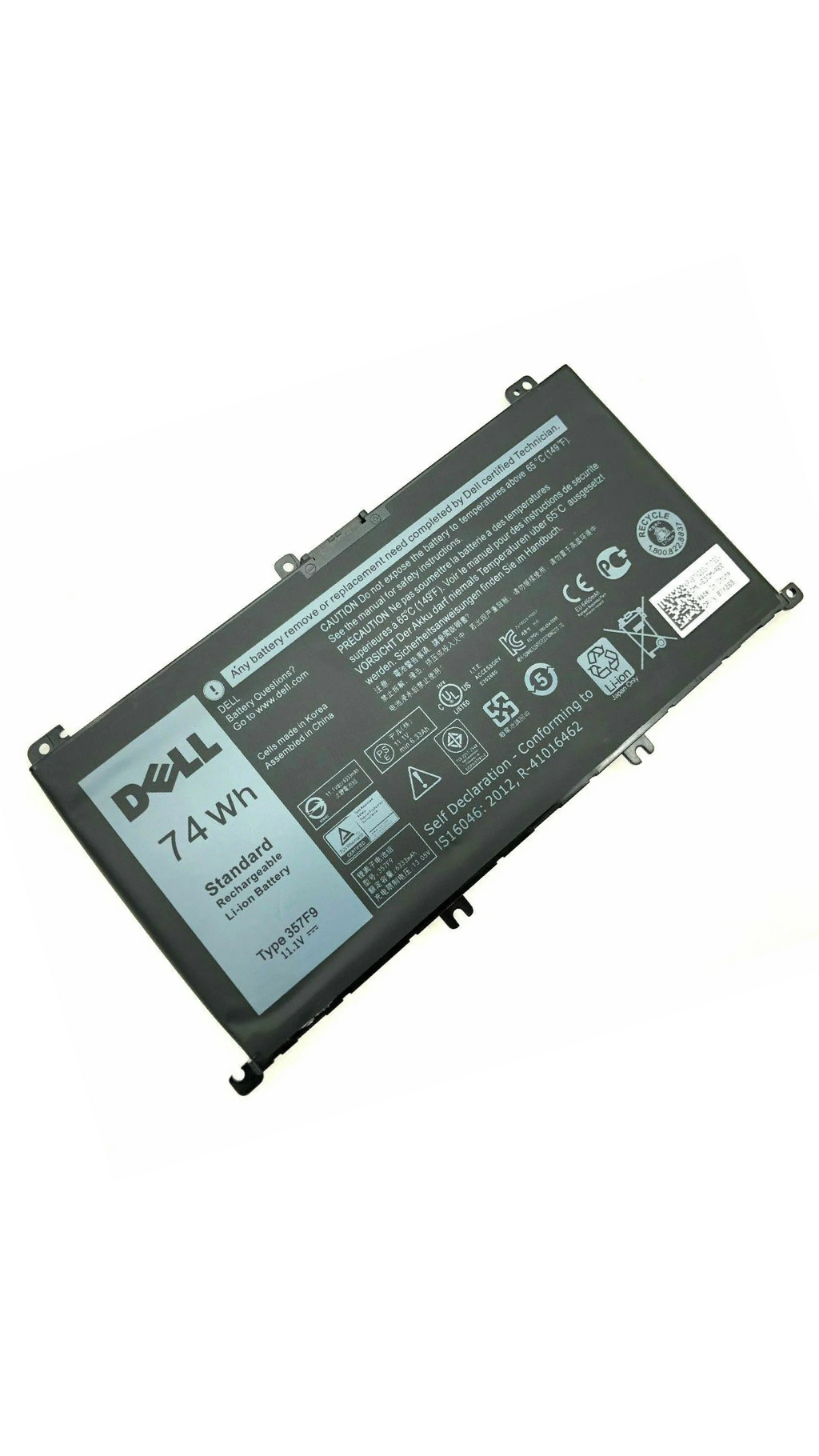11.4V 74Wh Original 357F9 Dell Inspiron 15 7559 7000 INS15PD-1548B INS15PD-1748B INS15PD-1848B Laptop Battery OneCart