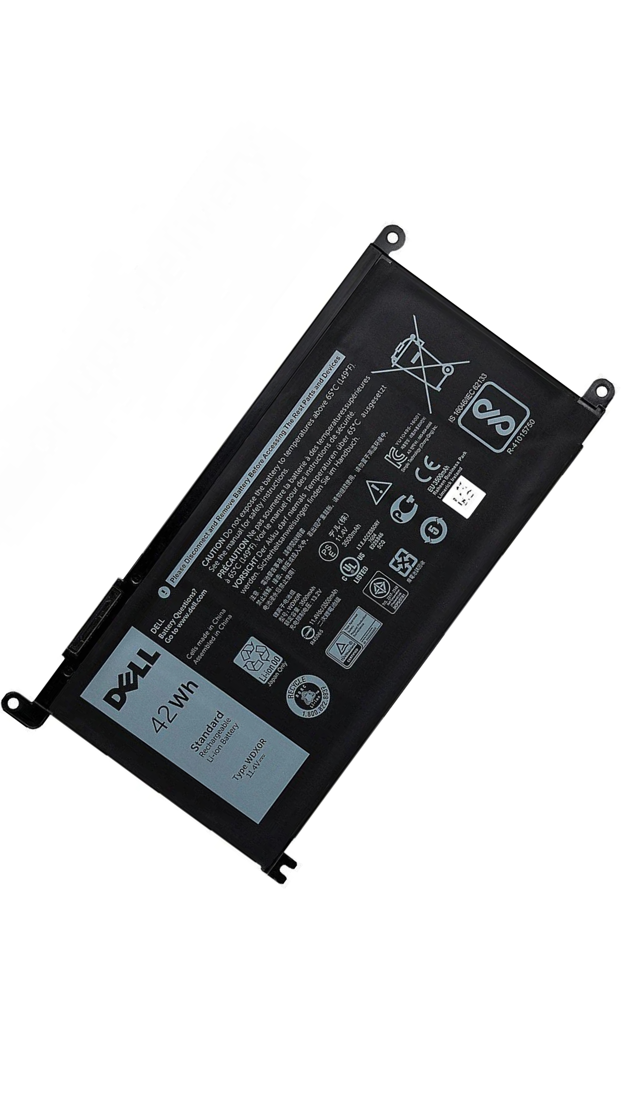 Original WDX0R Dell Inspiron 13 7368 42Wh Laptop Battery OneCart