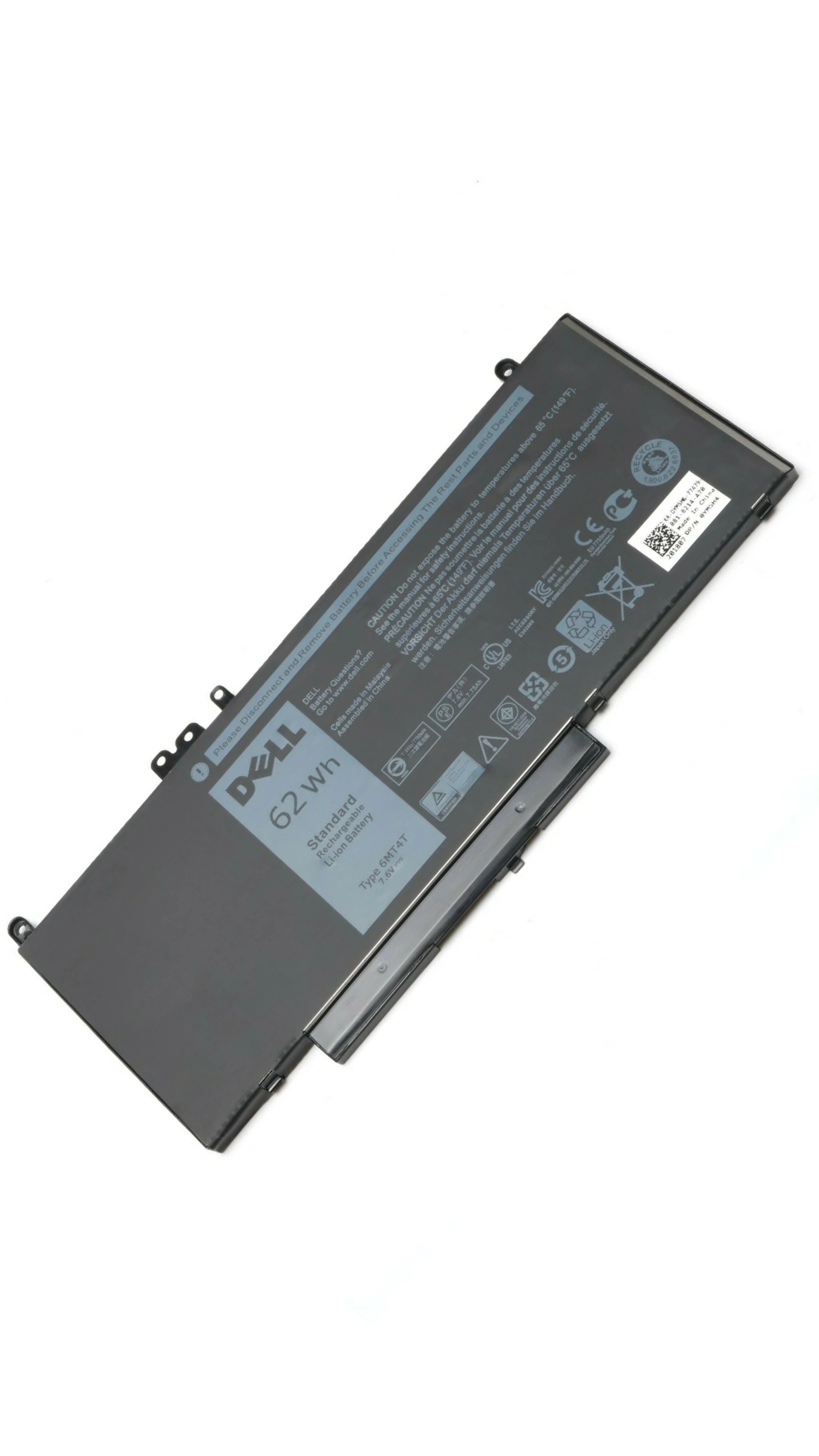 Original Dell Latitude E5470 4-cell 62Wh Laptop Battery - 6MT4T OneCart