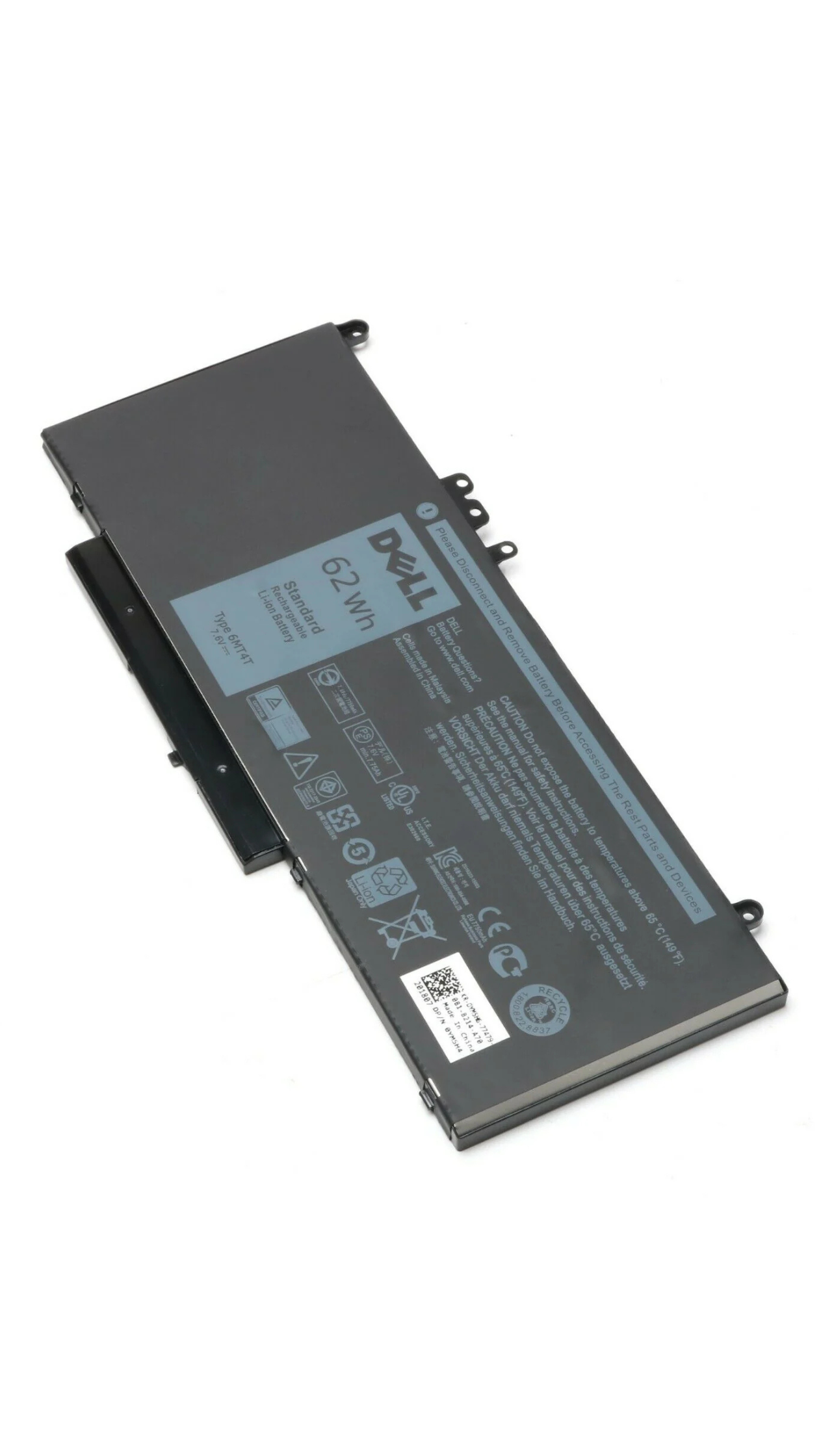 Original Dell Latitude E5470 4-cell 62Wh Laptop Battery - 6MT4T OneCart