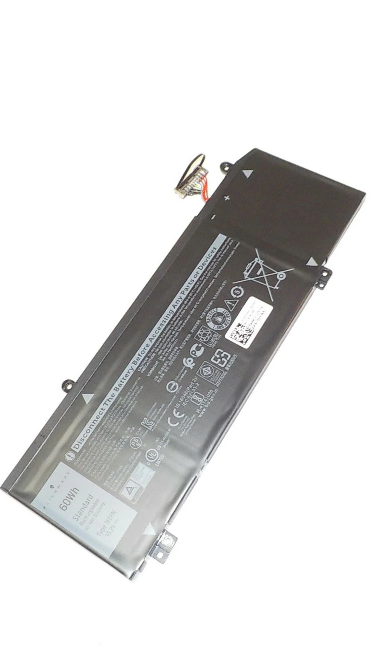 NEW 60Wh Original OEM Dell Alienware M15/M17 4-cells Laptop Battery - 1F22N OneCart