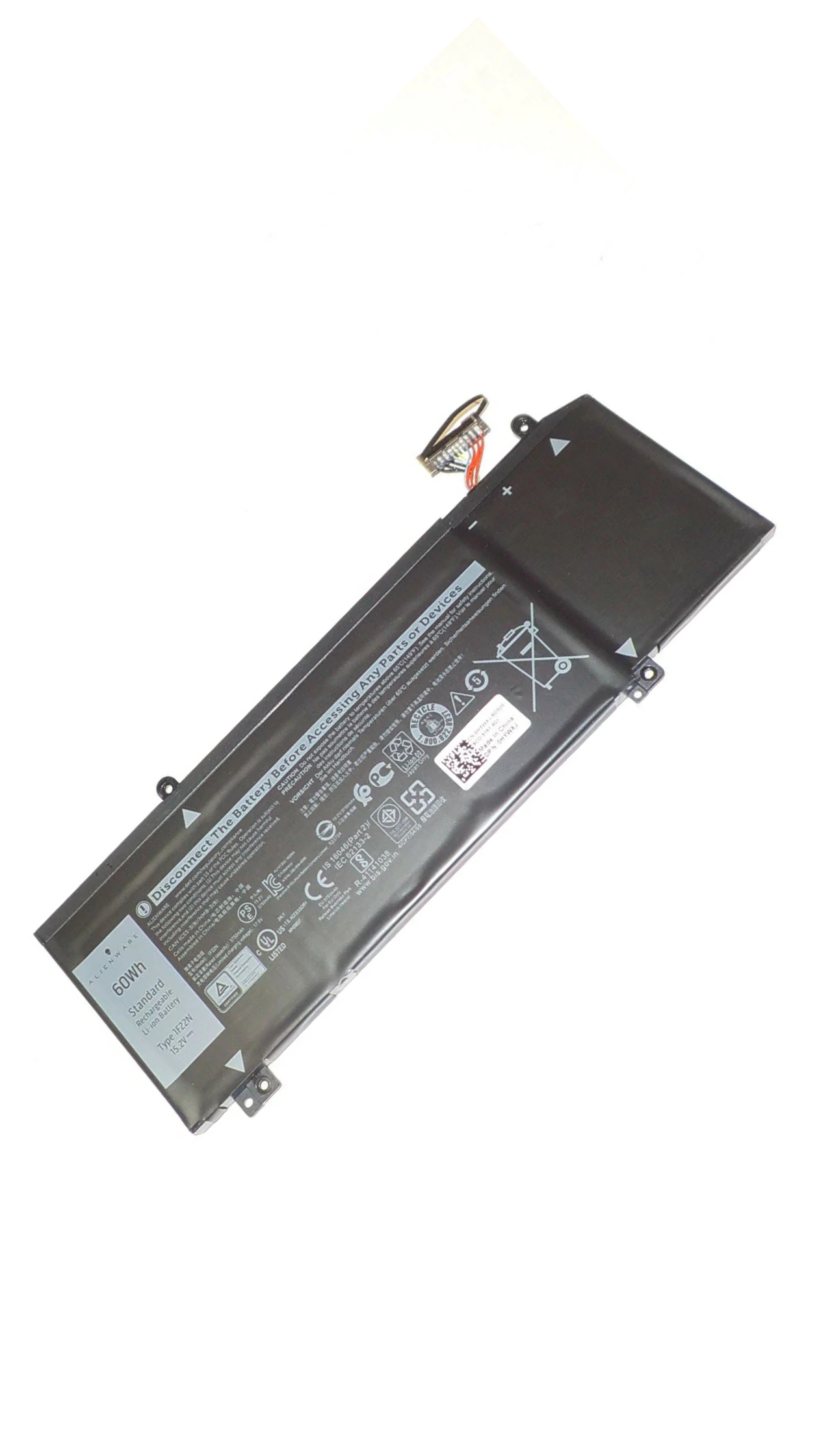 NEW 60Wh Original OEM Dell Alienware M15/M17 4-cells Laptop Battery - 1F22N OneCart