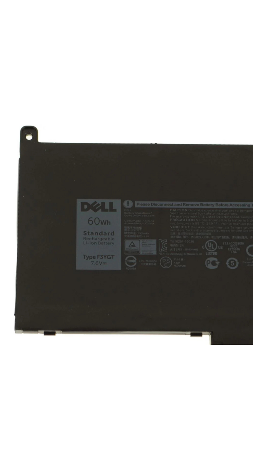 60Wh Original F3YGT Dell Latitude 14 7280 7290 7380 7390 Laptop Battery OneCart