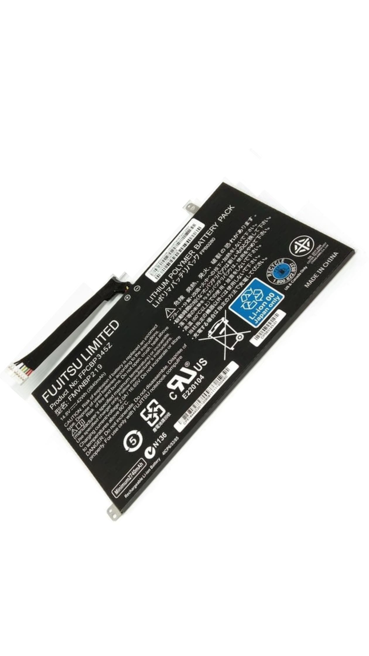Original Fujitsu FMVNBP219 FPCBP345Z FPB0280 LifeBook UH572 UH552 Ultrabook Laptop Battery OneCart