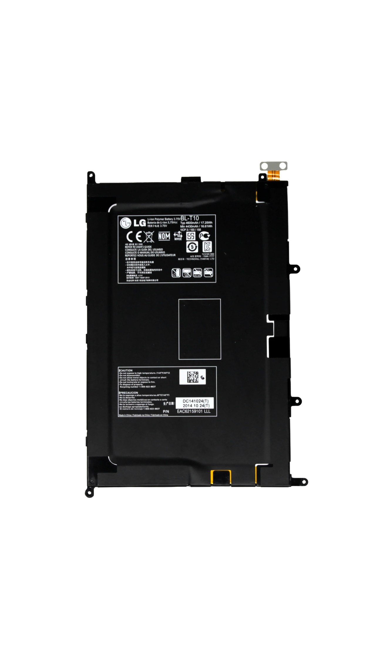 Genuine LG G Pad 8.3 in Table V500 VK810 BL T10 3.75V 17.25Wh 4600mAh BL-T10 Laptop Battery OneCart