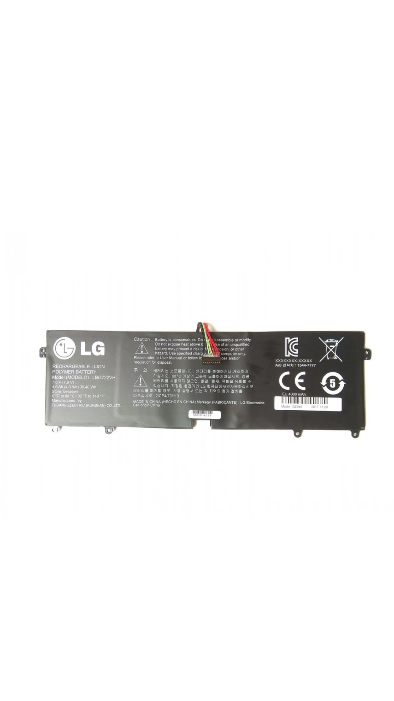 Original LBP7221E LBG722VH LG LBP7221E 2ICP4/73/113 Series Tablet 7.7V 34.61wh 4495mAh Laptop Battery OneCart