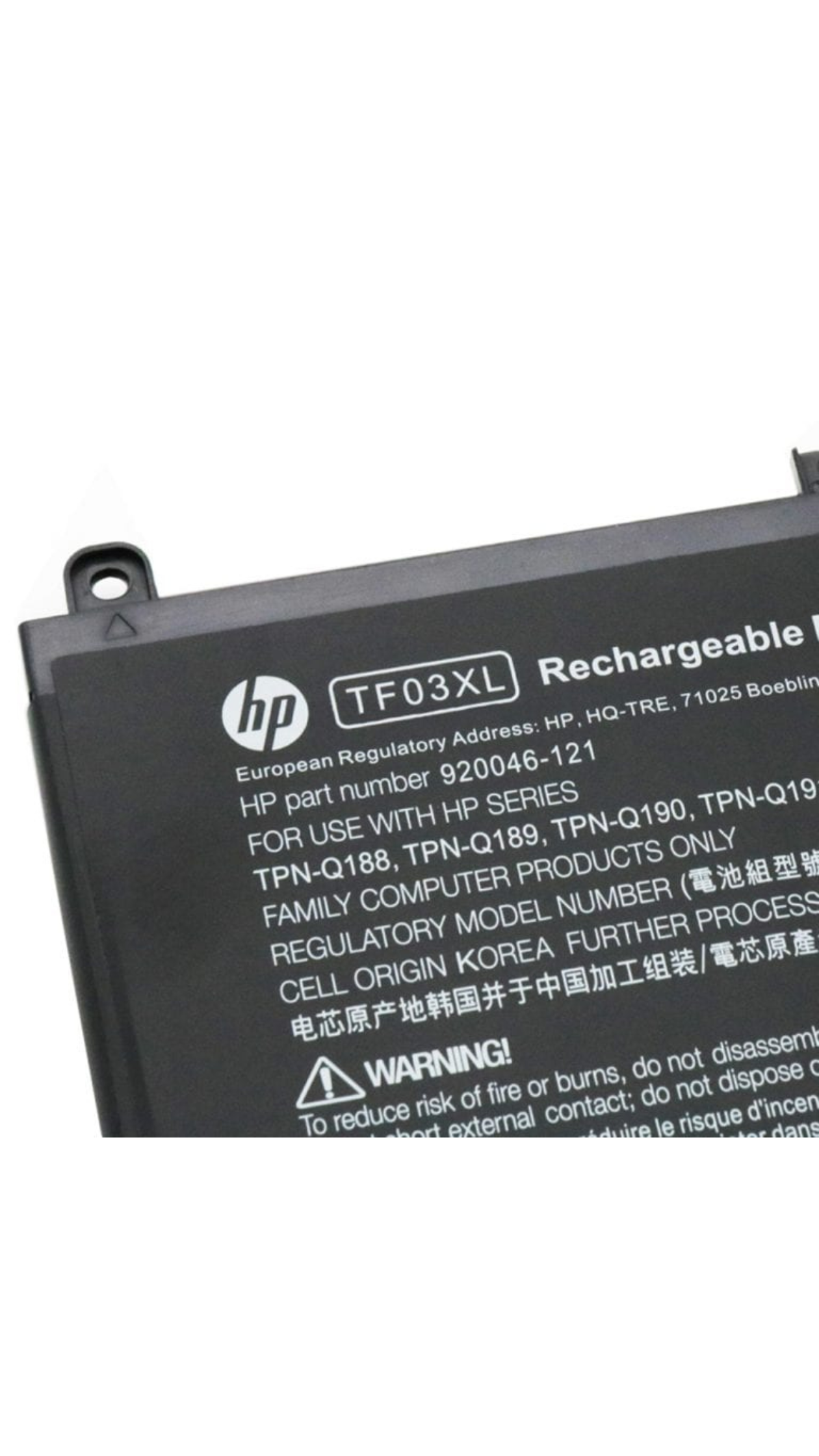 Original TF03XL, HT03XL HP Pavilion 14-CF, 14-CK, 14-BK, 14-BF, 15-CS, 15-CW, 15-DA, 15-DB, 15-DQ, 17-BY, 14-CM Laptop Battery OneCart