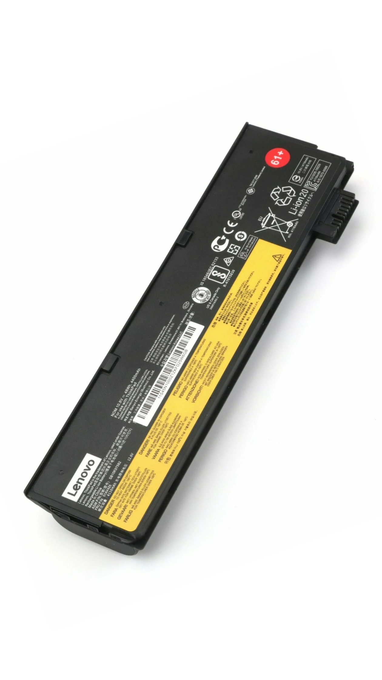 Original 01AV424 Lenovo ThinkPad T470 T480 T570 T580 01AV425, 01AV428, 01AV492, SB10K97585 61+ Laptop Battery OneCart