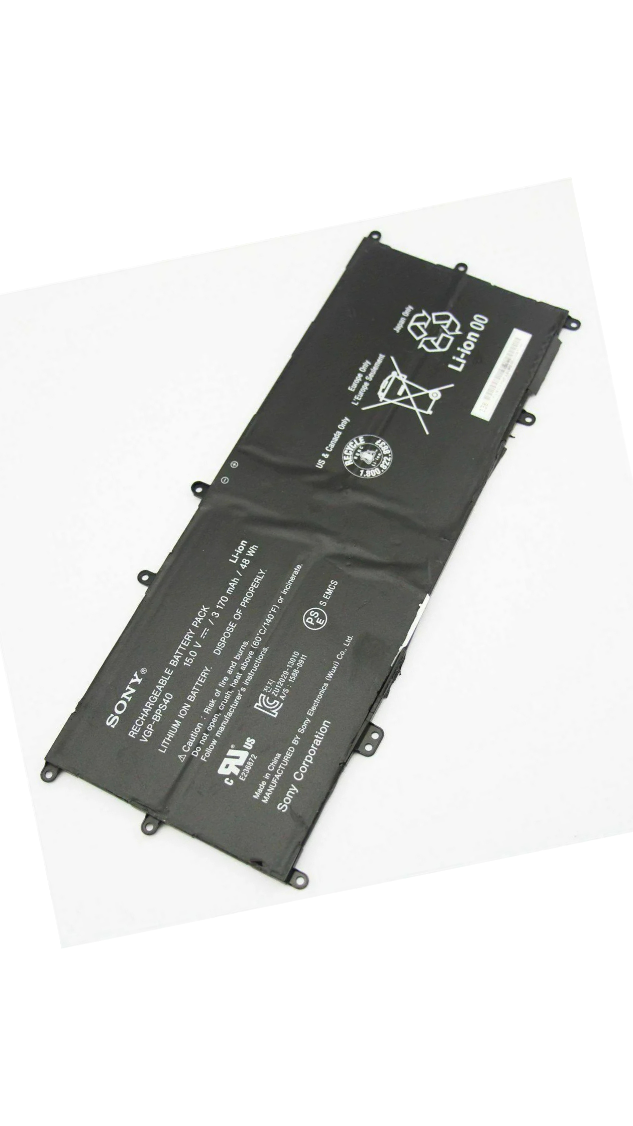 Original Sony VAIO SVF14N19SGB Laptop Battery BPS40 VGP-BPS40 3170mAh 4 Cells OneCart
