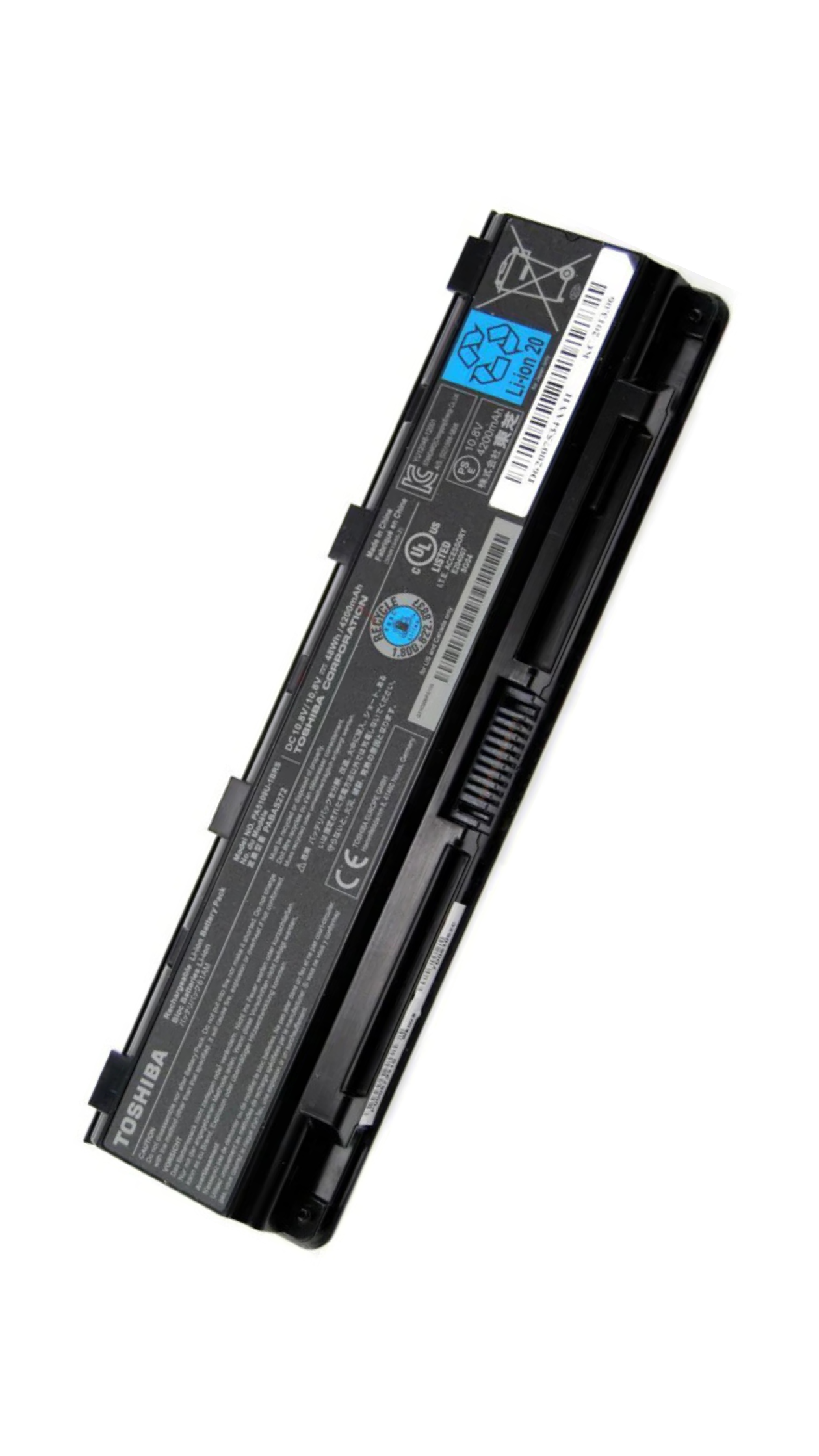 Toshiba Satellite Pro R850 Laptop Battery - Original PA5109U-1BRS for Satellite Pro R850-143 and C50-A-108 OneCart
