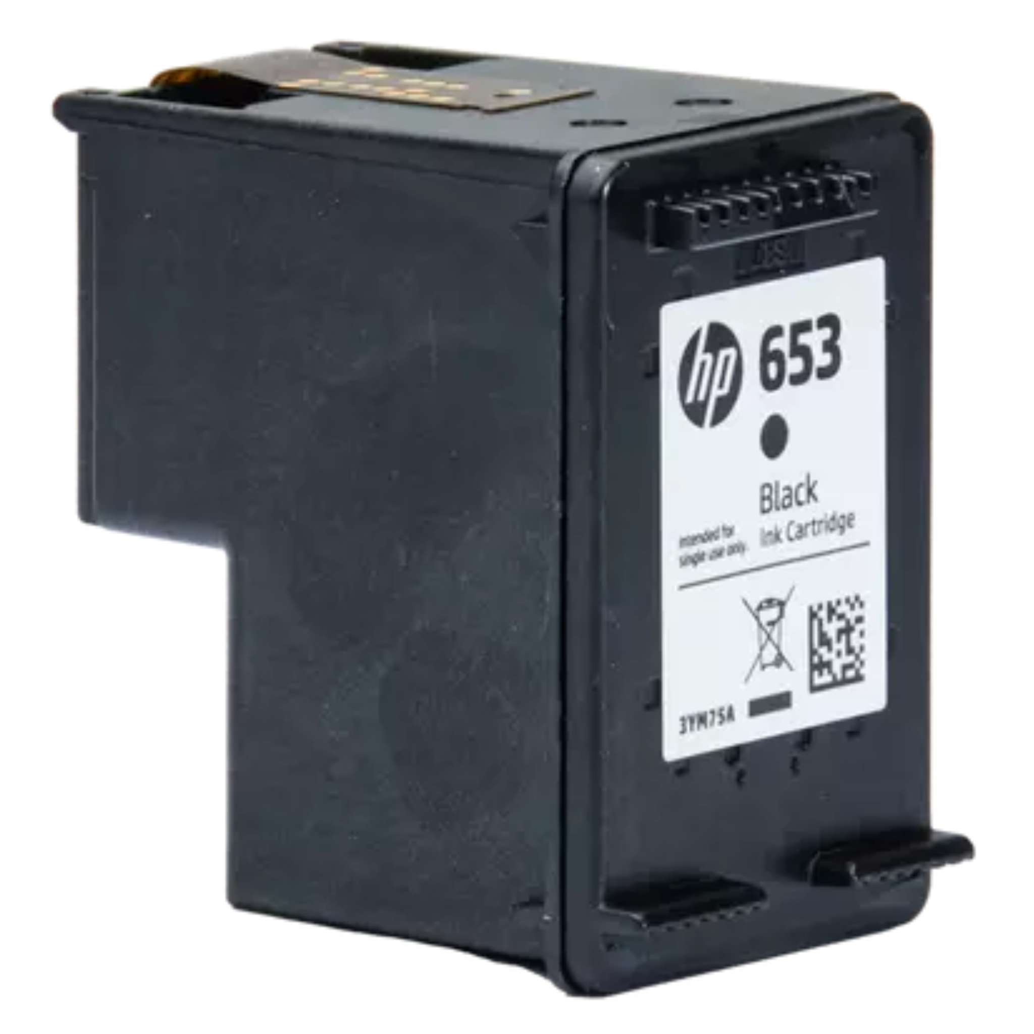 HP 653 Black Original Ink Advantage Cartridge | 3YM75AE BHL Genuine HP Ink for Crisp and Reliable Printing OneCart