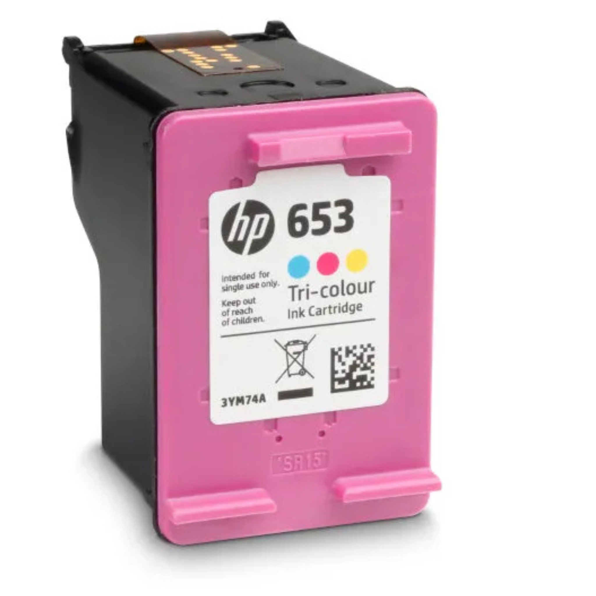 HP 653 Tri-Color Original Ink Advantage Cartridge | 3YM74AE BHL – Genuine HP Ink for Vivid and Reliable Color Printing OneCart